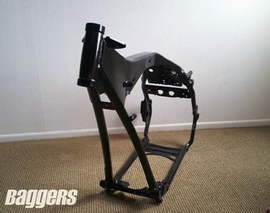 Chassis Design Co. Road King Frame Back From Powder Coat From Powder Coat