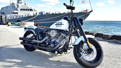 Harley-Davidson creates custom chopper for USS Milwaukee