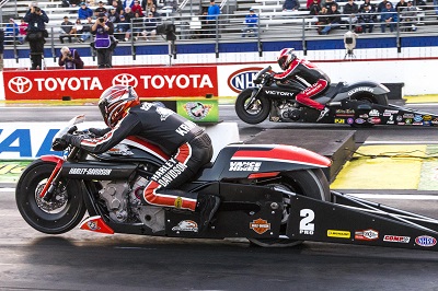 Harley V-Rod Rockets Andrew Hines To NHRA World Championship