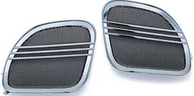 Tri-Line Speaker Grills For 2015-Up Harley Road Glide
