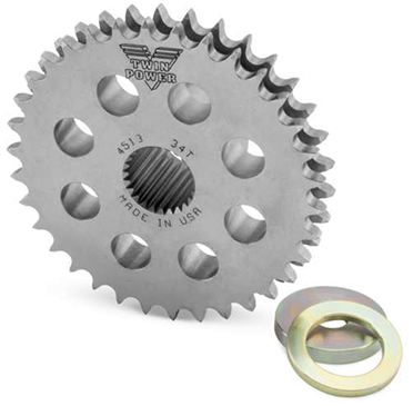 Twin Power Introduces 34-Tooth Compensator Eliminator Sprocket For Harley Dyna
