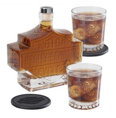 Harley-Davidson Bar & Shield Decanter Set