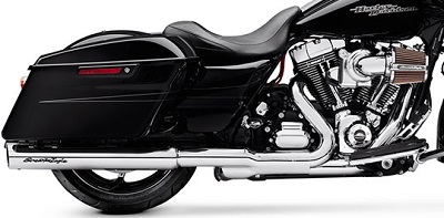 Screaming’ Eagle High Flow Exhaust With Street Cannons For 2010-Later Harley-Davidson Touring Models