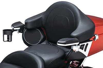 New Passenger Armrests For ’14-’16 Harley Touring and Tri Glide Models