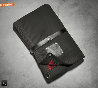 Roll Blanket with Leather Straps