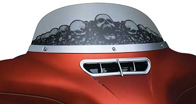 Zombies And Flames Are Back On Your Harley Windshield