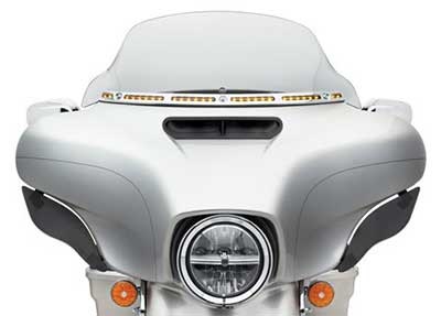 Illuminated Windshield Trim For Your 2014-Up Touring Harley