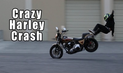 Crazy Harley Crash With Epic Save