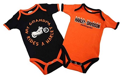 Harley-Davidson Boys Baby Twin Pack Creeper