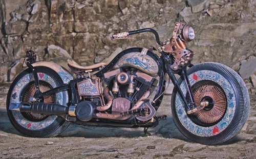 The World's First Tattooed Motorcycle Comes to Sturgis