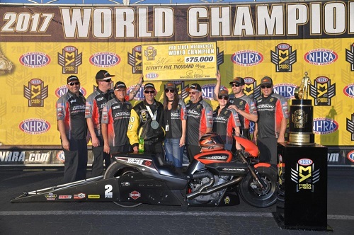 Harley-Davidson Wins NHRA Pro Stock Championship