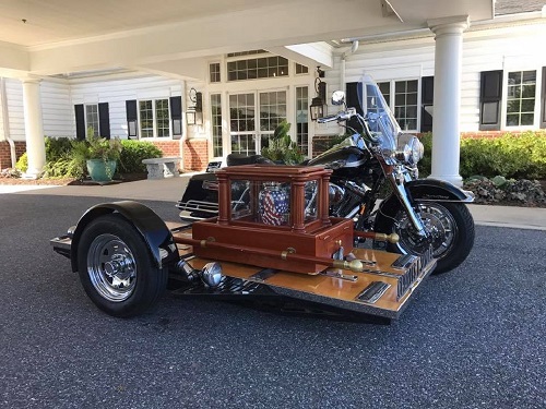 Harley Hearse Lets You Take Your Final Ride in Style
