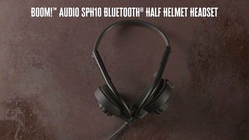 Boom! Audio SPH10 Bluetooth Half Helmet Headset
