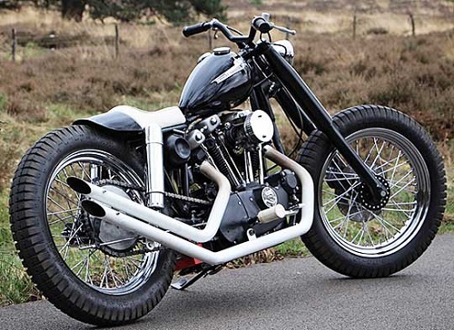 Cute Naked Black Sportster Ironhead